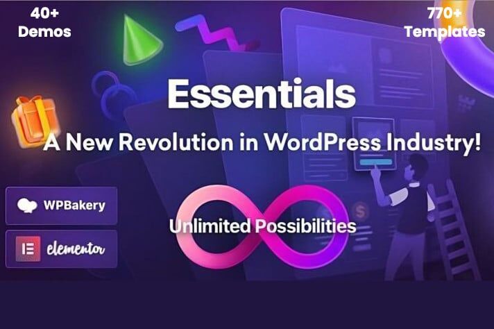 Essentials Theme - WordPress Theme Đa Năng Với Thiết Kế Hiện Đại