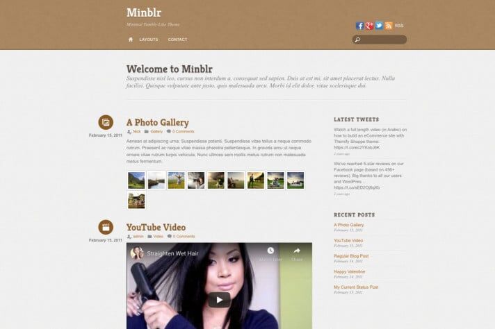 Themify Minblr - WordPress Theme Theo Phong Cách Tumblr Themify Minblr WordPress Theme - Bản Pro - Giá chỉ 85k